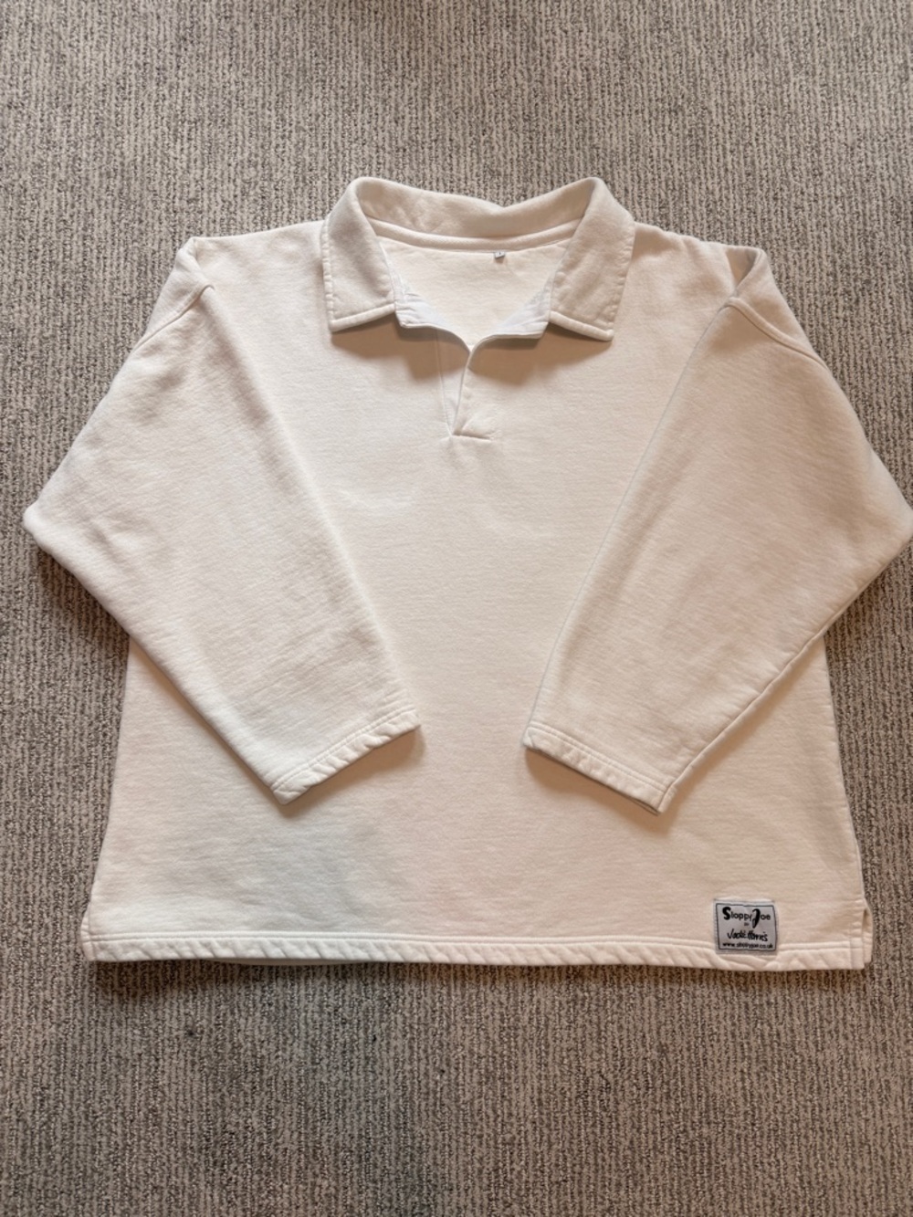Sloppy Joe Sweatshirt Collar 02 Warm White size 1
